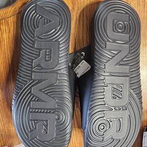 Under Armor Black Slides